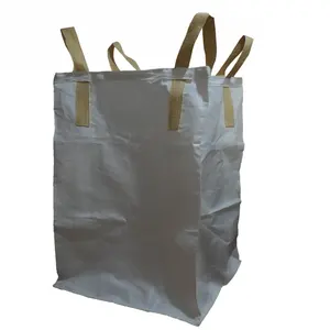 Popular In America Open Top Duffle Top Flat Bottom Bulk Bag Woven Polypropylene Bags Tonne Bags With Good Price