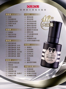 Ouboli 2025 Gel UV para <span class=keywords><strong>Uñas</strong></span>, Capa Adhesiva Funcional, Base Selladora Sin Limpieza, Refuerzo de Construcción Templado, Ecológico, UV/LED - Product Image 4