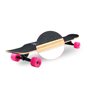 Skateboard Longboard Professionale a Quattro Ruote con Doppio Rocker per Ragazze, Tavola da Danza per Principianti Bambini, Deck in PU 104cm - Product Image 6