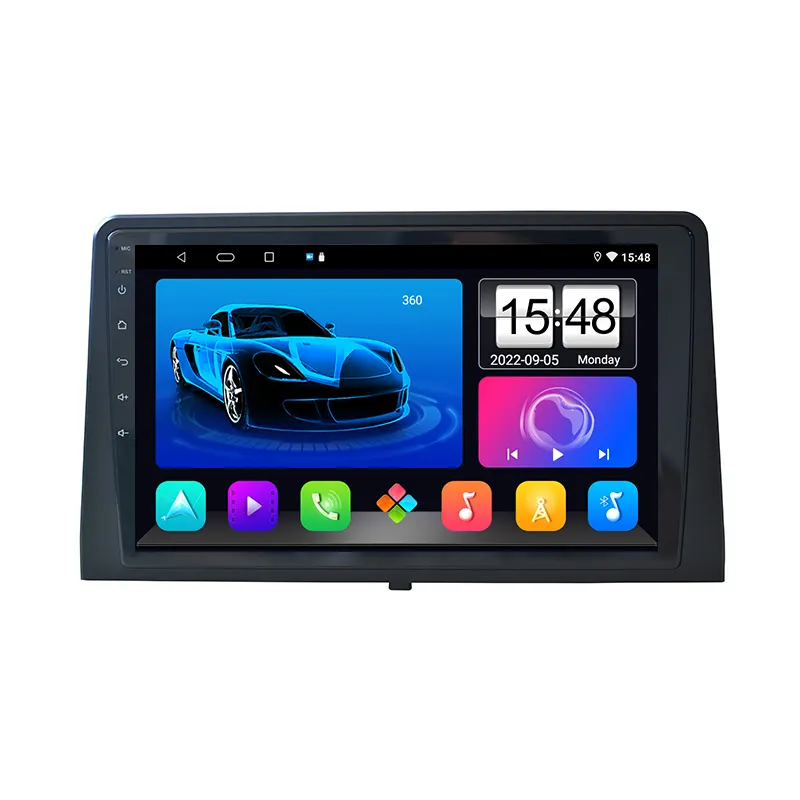 Lettore DVD di navigazione Gps Stereo per auto con schermo verticale Android 10.0 per Citroen Berlingo per Peugeot RIFTER