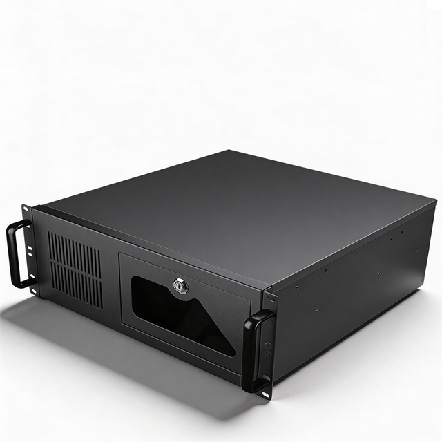 Durable Rackmount 4U Server Case Optical Bays 7 Slots Lockable Front Door GPU up to 330mm Caja para Servidor 4U Industrial