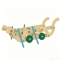 Blocs de construction en bois torsadables et sécurisés, ensemble de construction modulaire pour enfants, fabrication de modèles et exploration DIY