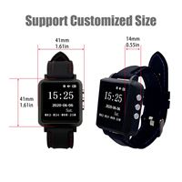 Smartwatch IOT LoRa con Schermo Quadrato da 1,42 Pollici, Magnetico, in Plastica, IP65 Impermeabile per Assegnazione Compiti Industriali e Assistenza agli Anziani