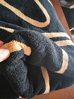 Luxury Heavy Weight Thick 100%Cotton Jacquard Bath Hotel Towels Custom Logo Dyed Yarn Jacquard Black Woven Beach Towel