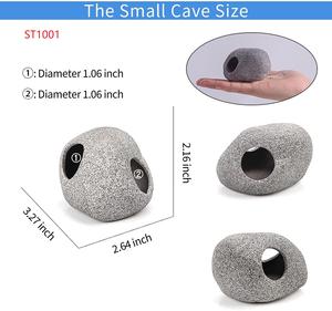 Roches de réservoir de poissons en céramique empilables pour aquarium cachant le décor de grotte de roche <span class=keywords><strong>Betta</strong></span> crevettes cichlidés élevage frai - Product Image 3