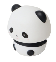 Lampe Panda Mignonne en Silicone Portable à 7 Couleurs Changeantes, Respectueuse de la Peau, Alimentée par Batterie, Veilleuse de Chevet pour Chambre et Voyages en Camping