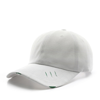 Gorra de Béisbol de Alta Calidad de 6 Paneles, Estilo Dad Hat, Personalizable, con Aspecto Desgastado