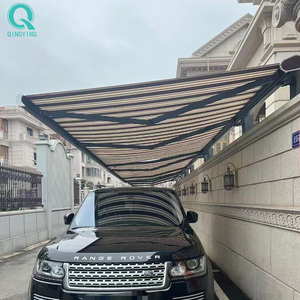 Toldo Retráctil de <span class=keywords><strong>Lona</strong></span> <span class=keywords><strong>para</strong></span> Estacionamiento de Automóviles Montado en la Pared QINGYING - Product Image 1