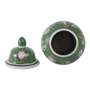 Vaso Decorativo in Ceramica con Design a Pera Verde per Soggiorno, Ufficio e Arredamento Casa - Product Image 6