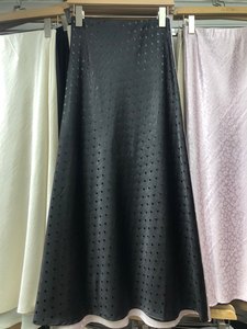 Nuova Gonna Midi Casual alla Moda con Motivo a <span class=keywords><strong>Pois</strong></span>, Stile Retrò, Chic da Donna con Vita Elastica - Product Image 2
