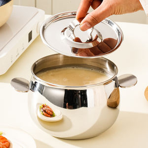 Tanque de almacenamiento de aceite de acero inoxidable 316, contenedor de almacenamiento de manteca de cocina con doble asa, olla para aceite con filtro. - Product Image 4