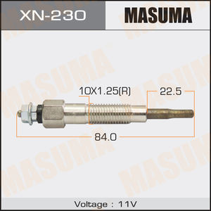 Bujía de Incandescencia XN-230 MASUMA para Automóviles, D16Z2 1600cc 11065-4P400 11065-4P400 11065-4P40A para NISSAN CEDRIC - Product Image 2