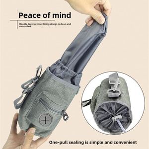 Fashion Pet Training & Dog Walking Oxford Waist Bag with Portable Storage Garbage Pocket No Closure and Polyester Lining - Product Image 3