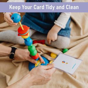 Protège-cartes en plastique transparent 35pt avec fermeture éclair pour cartes à collectionner, sport, baseball, basketball, haute qualité, organisation - Product Image 4