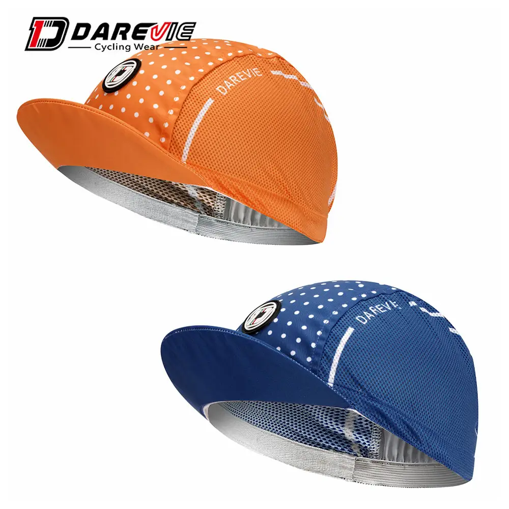 Darevie – casquette de cyclisme à impression par Sublimation, chapeau de cycliste à pois avec logo personnalisé