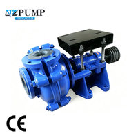 Pompe centrifuge haute puissance anti-colmatage et résistante à l'usure pour boues, sable et dragage d'or de l'usine Qizhuo