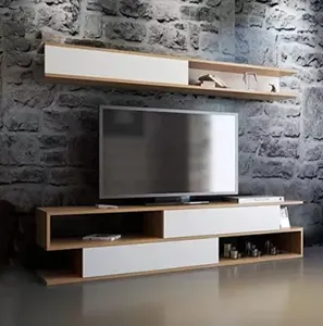 Wall Mount Floating Modern Wooden TV Stand Wall Tv Cabinet Furniture