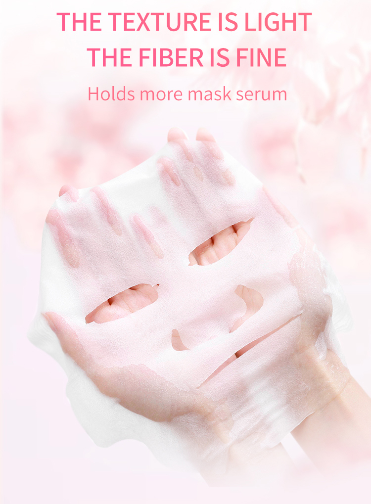 2022 New Design ESTELIN Cherry Blossoms Micro-Nutritive Brightening Facial Sheet Mask 25g*5pcs