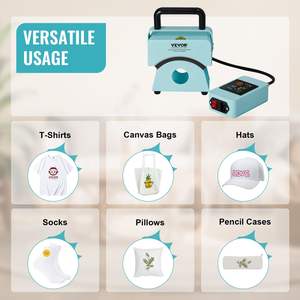 Mini máquina de prensa de sombrero verde Prensa de calor de placa de 5,9x3,15 pulgadas para tapas - Product Image 6