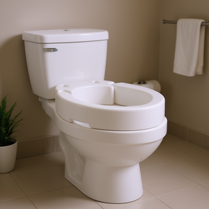 Asiento elevado para inodoro D0100X3WRHX, altura de elevación de 3.5 pulgadas, equipo de seguridad portátil para baño para personas mayores y adultos con discapacidad - Product Image 2