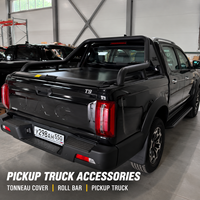 Couverture de benne rétractable pour pick-up, en aluminium, étanche, avec serrure à clé, pour Ford Ranger Isuzu D-Max
