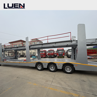 Remorque porte-voitures Heavy Duty Fuwa 2/3/4 Axles Double Deck 8 Cars 10 Cars Auto Transport Trailer for Logistic