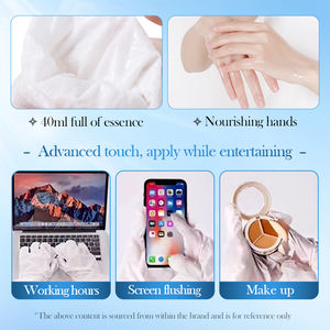 Oem sadoer קוקוס אורגני שמן ויטמין e מסכת יד הלבנה טבעית הזנה פילינג לטיפול ביד מוצר סיטונאי - Product Image 5