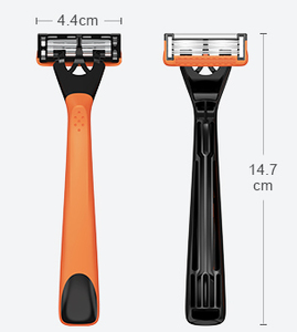Rasoir jetable pour homme à 6 lames avec conception à dos ouvert - Product Image 4