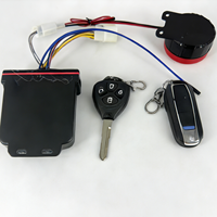 Système d'alarme pour moto, démarrage à distance du moteur, portée de 100m, alarme par vibration, bouton de panique, Protection antivol universelle