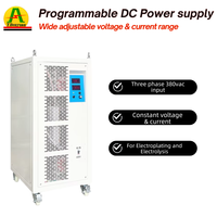 Alimentation CC programmable 60KW réglable, double mode CV CC, 16V 20V 25V 2400A, redresseur industriel pour électrolyse