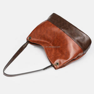 Mode Patchwork femmes <span class=keywords><strong>sacs</strong></span> fourre-tout Vintage cuir Bogg sac fourre-tout Unique Lovevook <span class=keywords><strong>sacs</strong></span> sac fourre-tout Wanita - Product Image 2