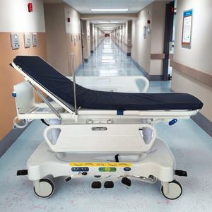 Width-Adaptive Commercial Durable Multi-Function <strong>Transfer</strong> <strong>Trolley</strong> with Hydraulic Lift &amp; Collapsible Guardrails - Product Image 3