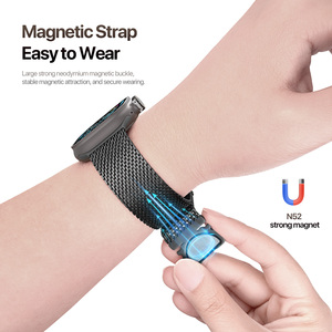 สายสแตนเลสเหมาะสำหรับสาย Apple iWatch Milanese,สายโลหะ,สายแบบแม่เหล็กพกพาสะดวก,รุ่นระดับไฮเอนด์ - Product Image 4