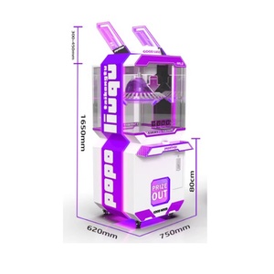 Machine à griffes à monnayeur populaire de Russie, modèle Space Rabbit, pour la distribution de cadeaux et de poupées, destinée aux centres de divertissement - Product Image 4
