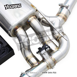 Échappement Catback Valvetronic OBM pour <span class=keywords><strong>BMW</strong></span> <span class=keywords><strong>240i</strong></span> F22 3.0T 2019-2024, tuyau d'échappement en acier inoxydable de course, réglage sportif pour voiture - Product Image 2
