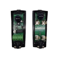 Sensor Fotoeléctrico YET610B Versión con Batería, Detector Infrarrojo Impermeable de 12-24V para Puertas Automáticas