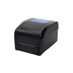 Impressora térmica de fita de transferência térmica para etiquetas de código de barras USB 203dpi para impressoras térmicas de etiquetas de roupas