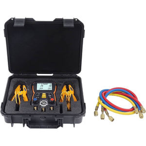 Conjunto de <span class=keywords><strong>Manifold</strong></span> HVAC Profissional HT-750 Analisador de Refrigerante Digital Inteligente para R23 R500 R410A - Product Image 1