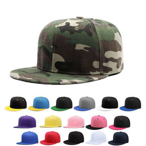 Venta al por mayor Gorras Camo Promocional Fitted Sombreros Gorras Personalizado Snapback Cap - Product Image 1