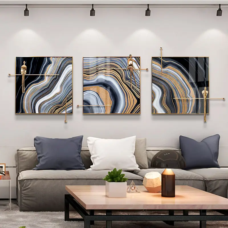 High quality 3D wall arts fashion living room decoration