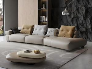 Sofás para Sala de Estar, Sofá Josie de Diseño Italiano Minimalista, Diseño Creativo, Elegante y Estilizado, Sensación de Comodidad al Sentarse y Reclinarse - Product Image 1