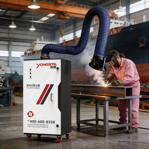 <span class=keywords><strong>Extractor</strong></span> de Humos Portátil Manual de Uno o Dos Brazos para Taller de Fabricación de Chapa Metálica, Equipo Industrial de Limpieza de <span class=keywords><strong>Aire</strong></span> - Product Image 3