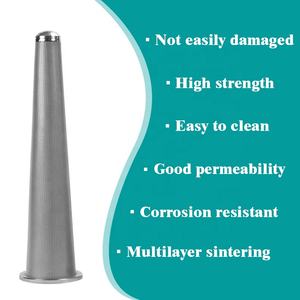 LIANDA 304 316l filtro sinterizado de acero inoxidable mini polvo micras tubo poroso Filtro de metal sinterizado - Product Image 3