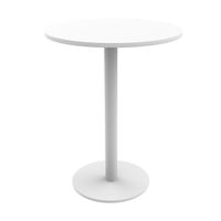 Table à manger ronde durable et polyvalente pour la maison, le balcon, l'hôtel, les salons de thé et les cafés