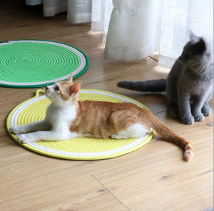 New-Arrival cat's <span class=keywords><strong>Nest</strong></span> Mat <span class=keywords><strong>Pet</strong></span> phần còn lại <span class=keywords><strong>Pad</strong></span> thoải mái đầy mèo nghỉ ngơi tại chỗ dệt Mat tuyệt vời cho trầy xước và ấm cúng - Product Image 4