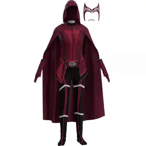 Halloween Wanda Cosplay Costume Scarlet Witch Cos Costume