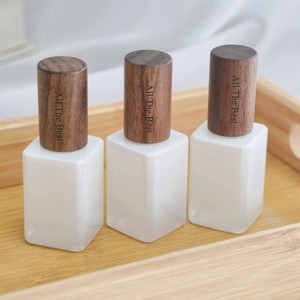 Flacone Spray <span class=keywords><strong>per</strong></span> Profumo Portatile in Vetro Sfumato Bianco da 13ml con Tappo in Noce, Ricaricabile, <span class=keywords><strong>per</strong></span> Viaggi - Product Image 3