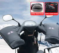 Housse de guidon Gants de moto coupe-vent Cache-mains de moto d'hiver pour scooter
