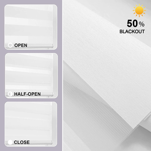 Rèm Che Sáng Rèm Ngựa Vằn Động Cơ Phòng Ngủ Cách Nhiệt Rèm Đôi Chạy Điện - Product Image 2