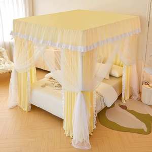 Moustiquaire de lit double couche, protection 360° °   Protection de lit en fil de laine contre les moustiques - Product Image 3